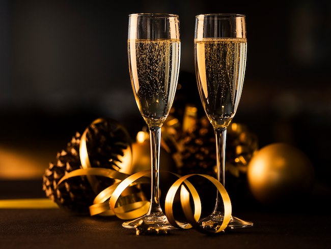 Champagne glasses
